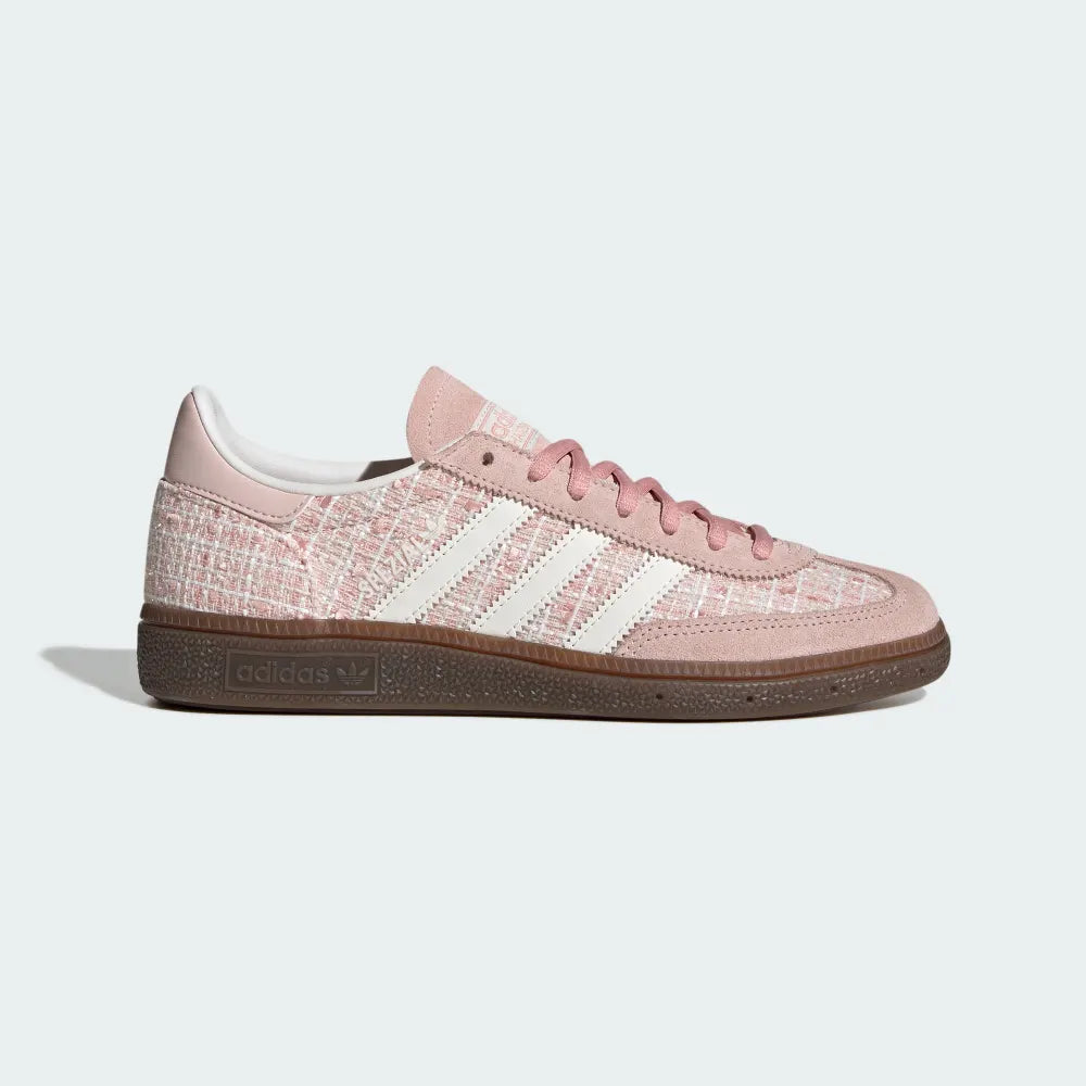 adidas HANDBALL SPEZIAL 麂皮粉 格紋小香風 JR4503