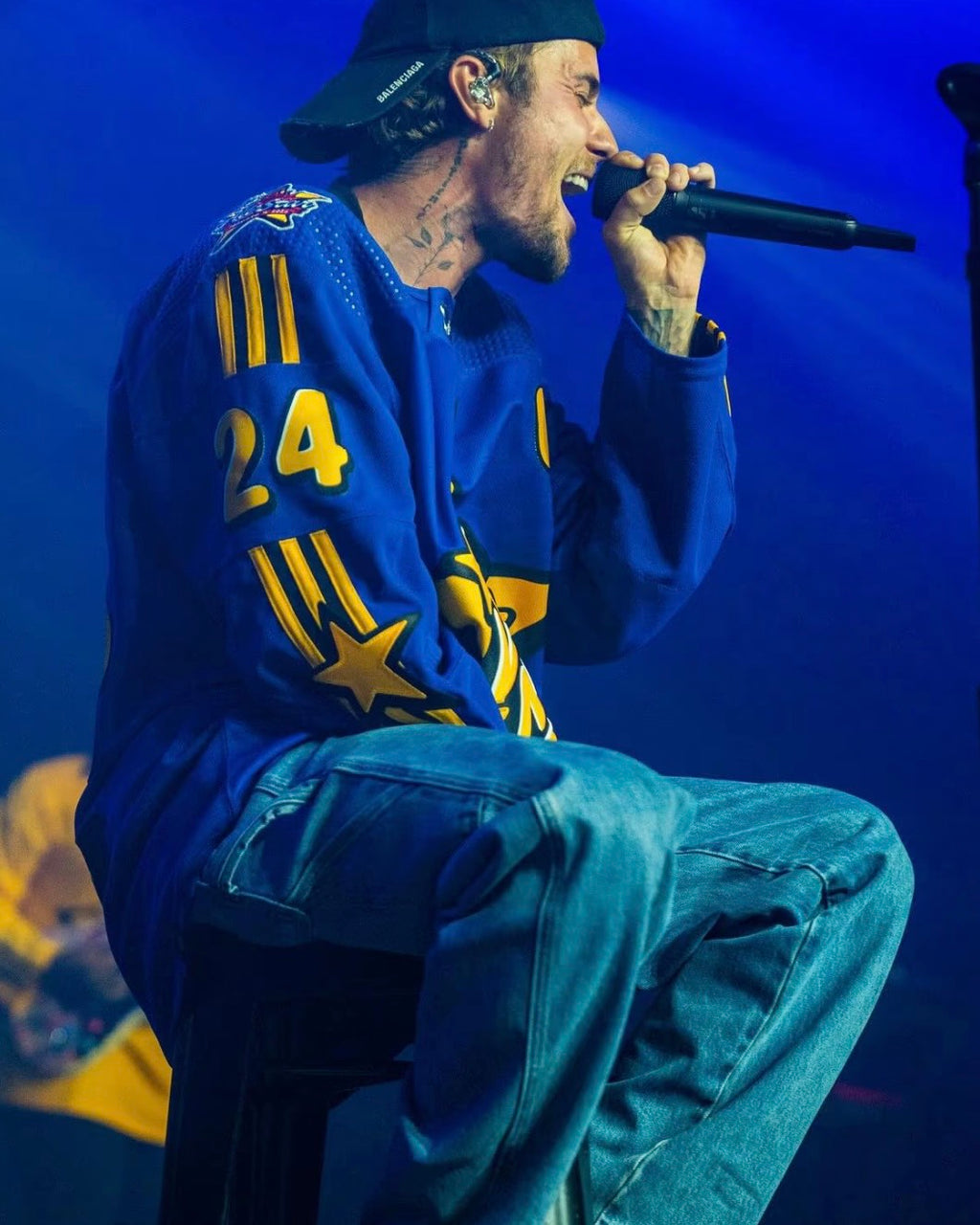 Drew House x Adidas x NHL 球衣 三方聯名絕版款 藍色 IX5439（現貨）