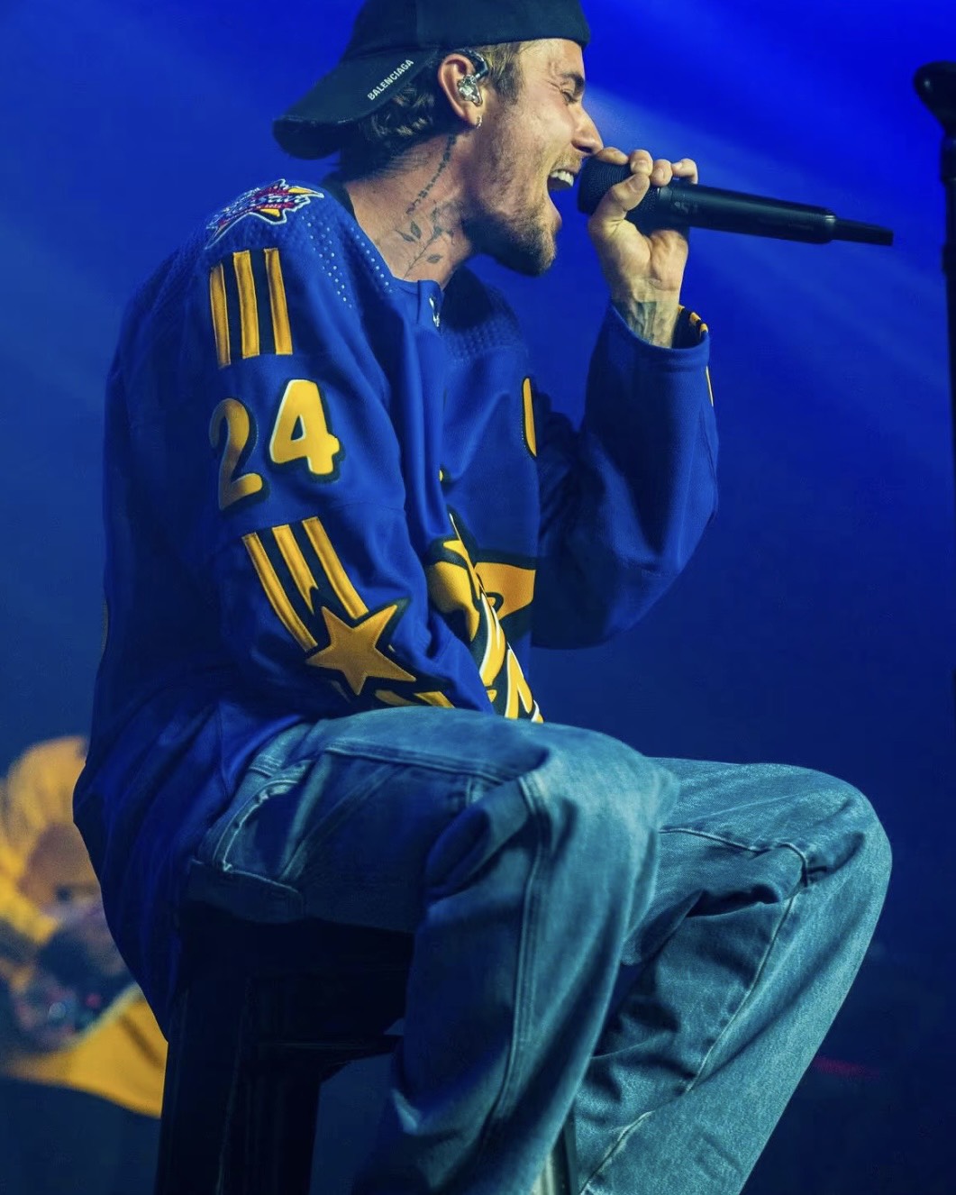 Drew House x Adidas x NHL 球衣 三方聯名絕版款 藍色 IX5439（現貨）