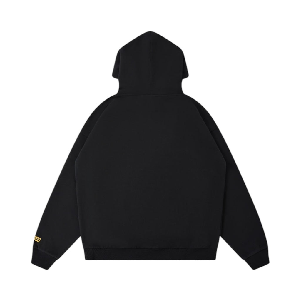 DREW HOODIE 帽T PIZZA 黑色 DH-HJ2520-PZBL（現貨）