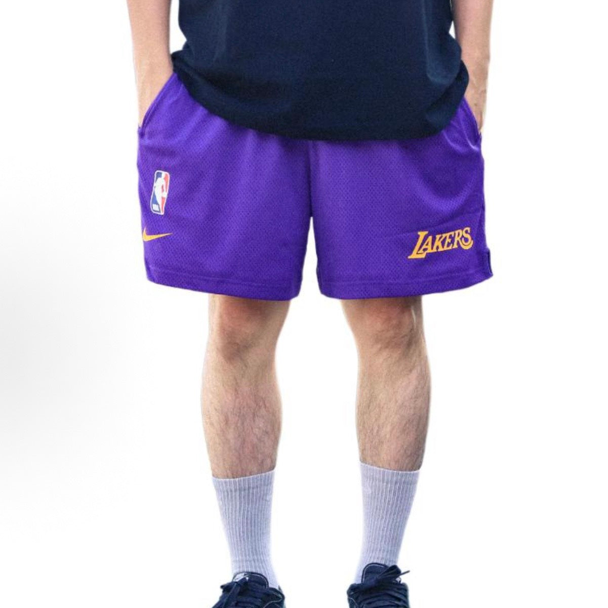 Nike NBA 網眼短褲 湖人隊 紫色 197596230864（現貨）