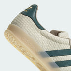 adidas GAZELLE INDOOR 編織系列 綠 JR3837